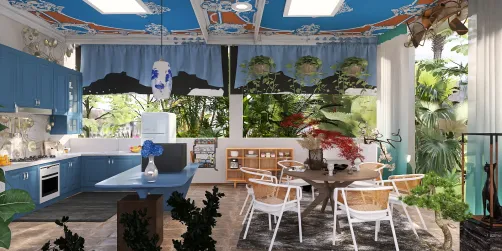 outdoor kitchen