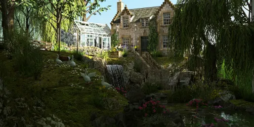 Treasure hunt at the grandparent's Manor