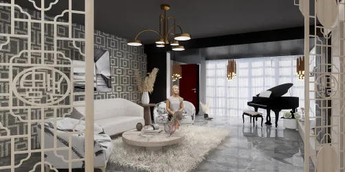 A piano with room for a soft dance
