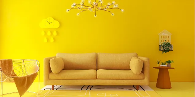 Yellow Living Room