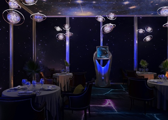 Planetarium Restaurant  Design Rendering
