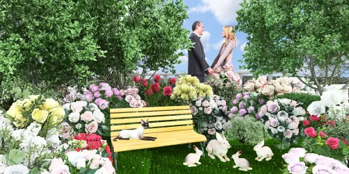 R = Romantic Rose Garden