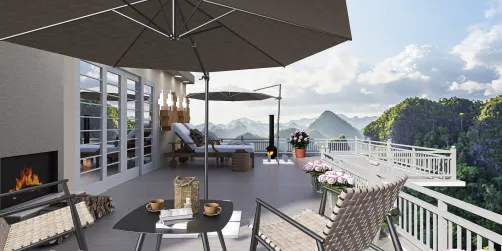 mountain view ⛰️🔆