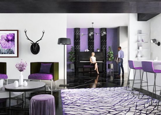Party Room Design Rendering