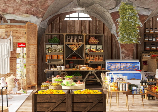 Country market  Design Rendering