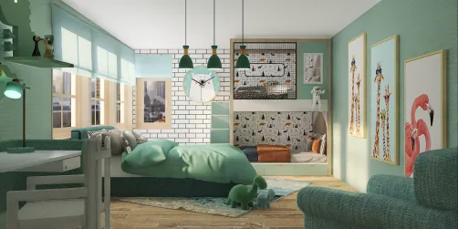 Mint Green Kids Room✨