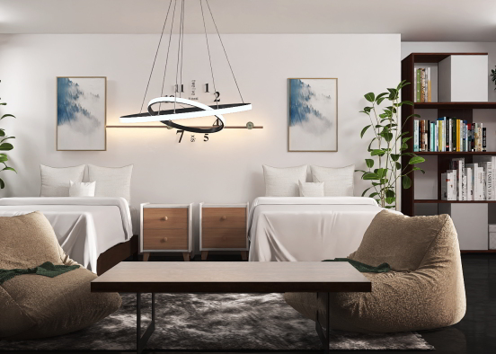 Kids room or Hotel room Design Rendering