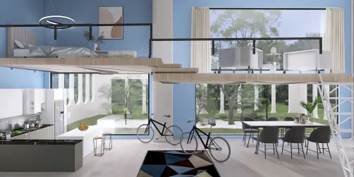 A Loft and 2 Bicycles 