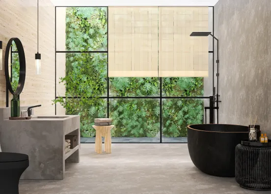 # Scandinavian Style Bathroom  Визуализация дизайна