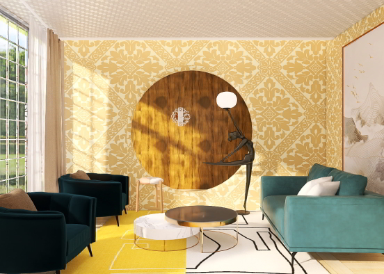 my designe living room Design Rendering