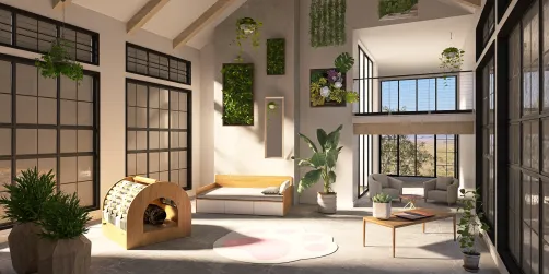 Me and my cat’s room!