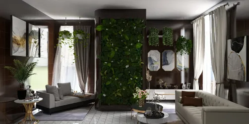 Green livingroom 