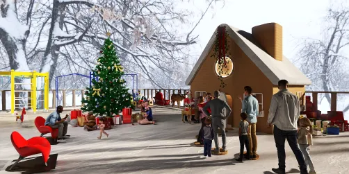 Incredibly late Santa’s village🎅🏻