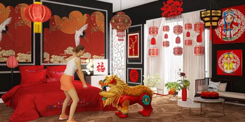 Tiger Year room decor ! 