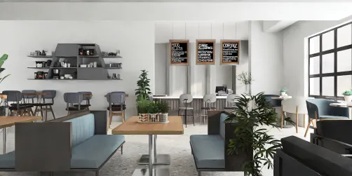 modern cafe bar
