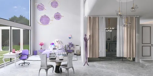purple bedroom