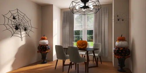 Simple Halloween decor 