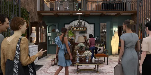 Living Loft Up, Antique Boutique Down