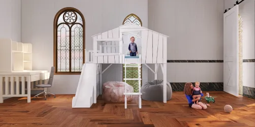 Cute kid bed room