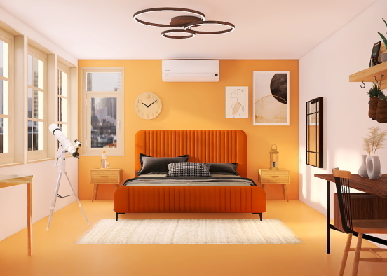The orange room Design Rendering