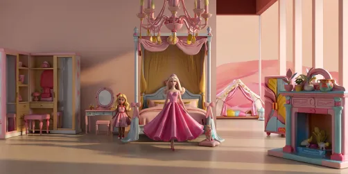 Barbie Princess bedroom 