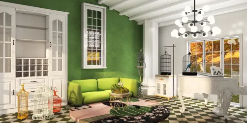 victorian birdcage💚🤍🕊
