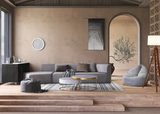 Small living room  Design Rendering