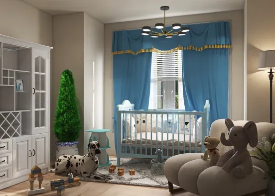 Baby room-boy 🍼🐳 Design Rendering