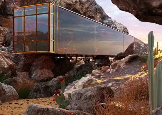 # The invisible house Renderização de Design