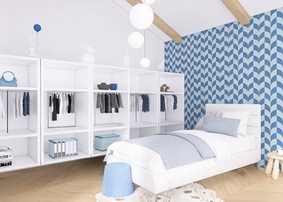 Room for teen!💙 Design Rendering