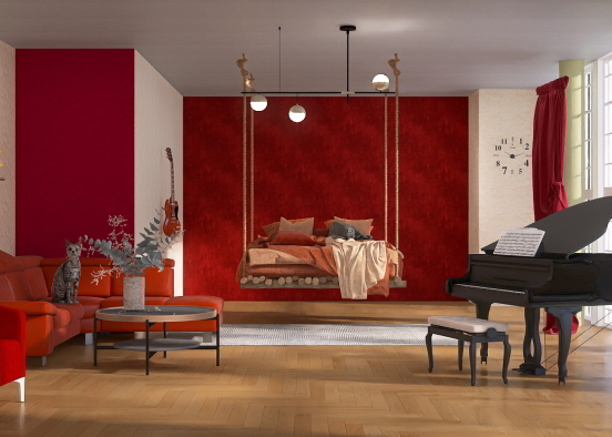 Taylor swift Red room! ♥️ Design Rendering
