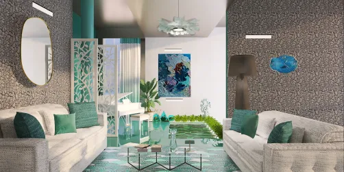 Turquoise area relax 