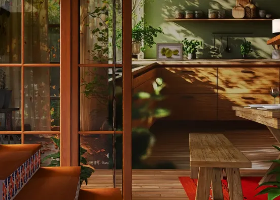# Desert Kitchen  Renderização de Design