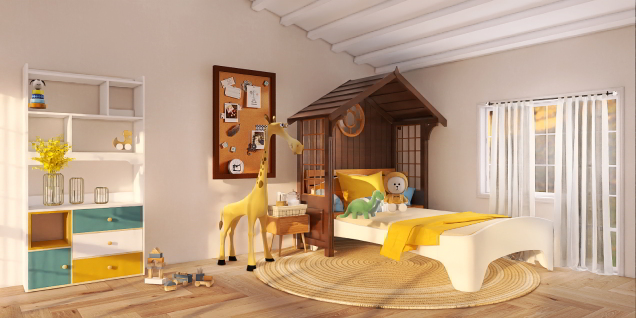 Bedroom Fit For A Giraffe