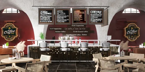 Textured Wall Café