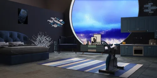 Appart bleu 💙🥶🔵🦋🥏🥿🔷🪣🟦📘🛋🫐🪁🌐🧞‍♂️🐟🦕🧢🐬🩱👕🐋