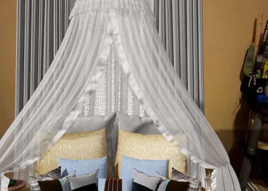 # Design for My canopy area under my window  Renderização de Design