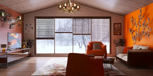 Cozy living room🧡