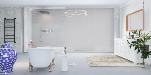 White bathroom 