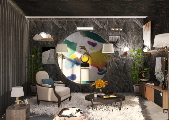 A room for creative thinking Design Rendering