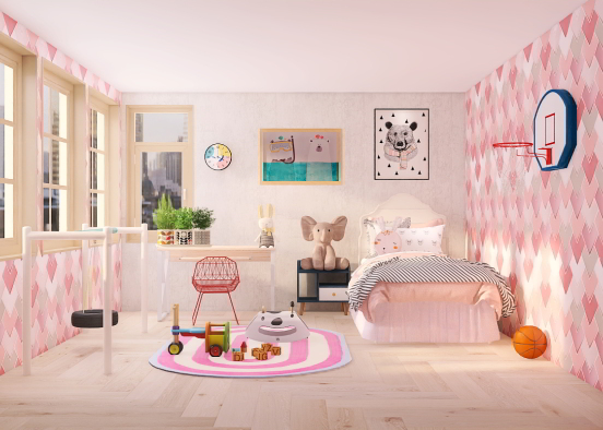 little girls happy room 😊 Design Rendering