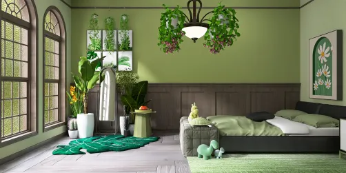 Green Bedroom 💚