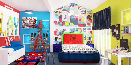 Cartoons in the room