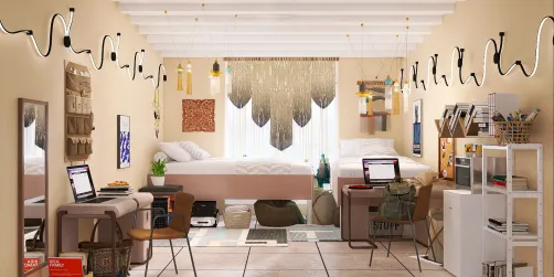 Dorm room for two!