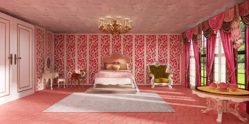 👑🩷Pink Royal Room!🩷👑