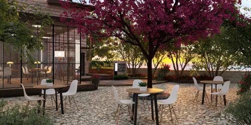 Café in the Garden 🌳🥀