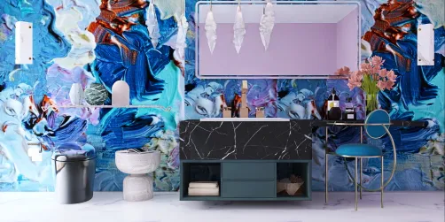 Jewel box powder room
