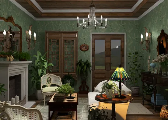 # Vintage chic❤️ Renderização de Design
