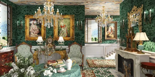 Victorian Style Hallway