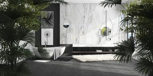 Marble bathroom 